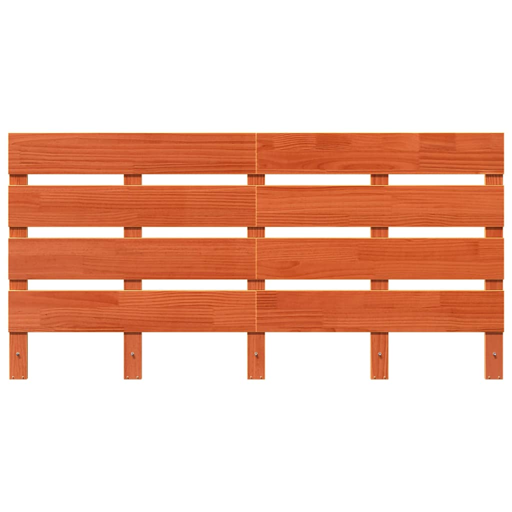 Hovedgærde Brun 140,5 X 3 X 80 Cm Massivt Fyrretræ - Billede 4
