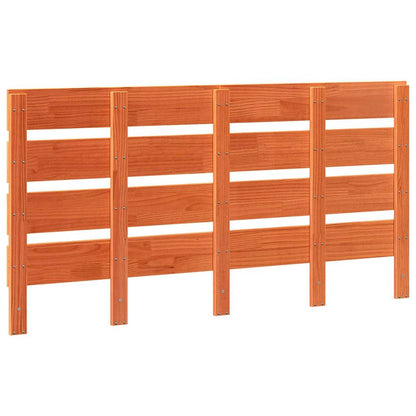 Træ Hovedgærde Gyldenbrun 160,5 X 3 X 80 Cm Massivt Fyrretræ - Billede 3