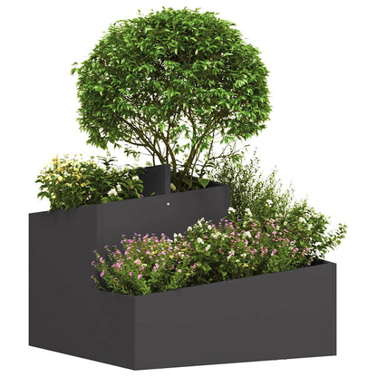 Have Blomsterkrukke 60 X 60 X 50 Cm Koldvalset Stål - Billede 3