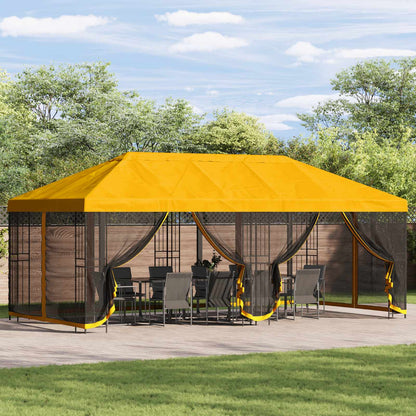 Pavillon Med Sidetapper 6 X 3 M Polyester Og Stål 190 - Variant 3376001