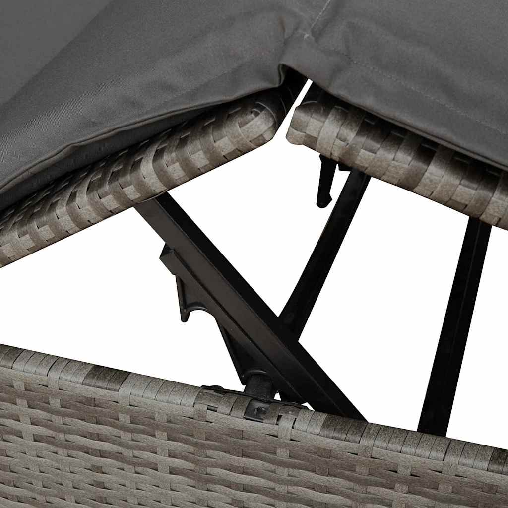 Dobbelt Solstol Polyrattan - Billede 8