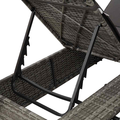 Dobbelt Solstol Polyrattan - Billede 9