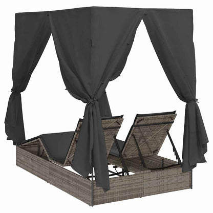 Dobbelt Solstol Polyrattan - Billede 7