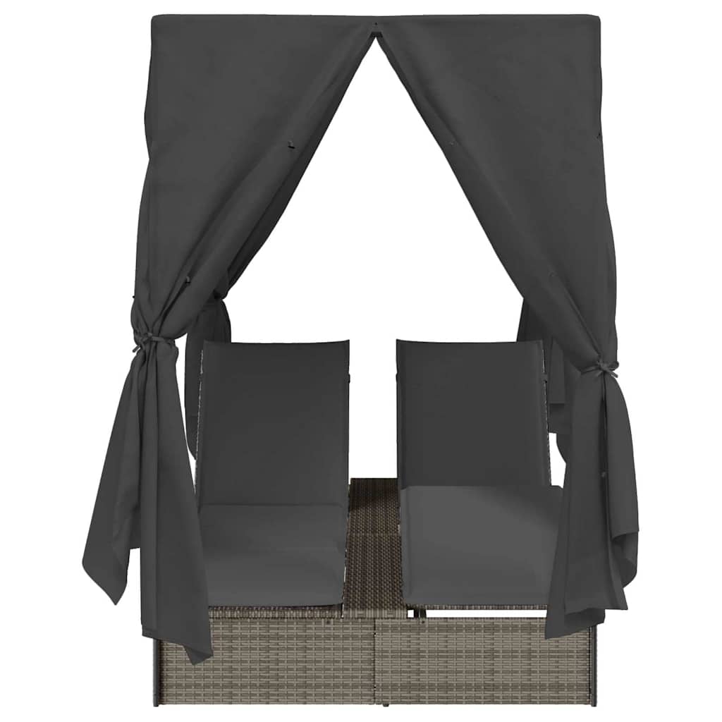 Dobbelt Solstol Polyrattan - Billede 5
