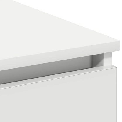 Tv-skab Med Led Hvid 180 X 38 X 49 Cm Konstrueret Træ - Billede 10