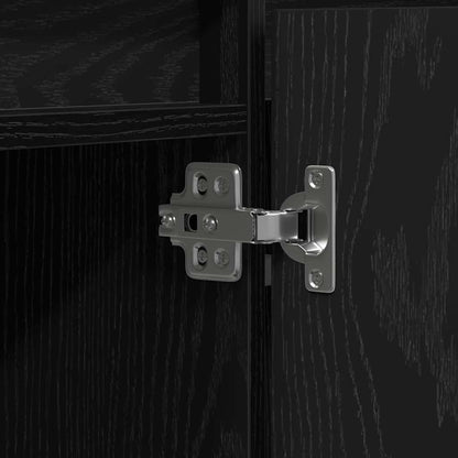 Tv-skab Med Led Sort Eg 180 X 38 X 49 Cm Konstrueret Træ - Billede 11