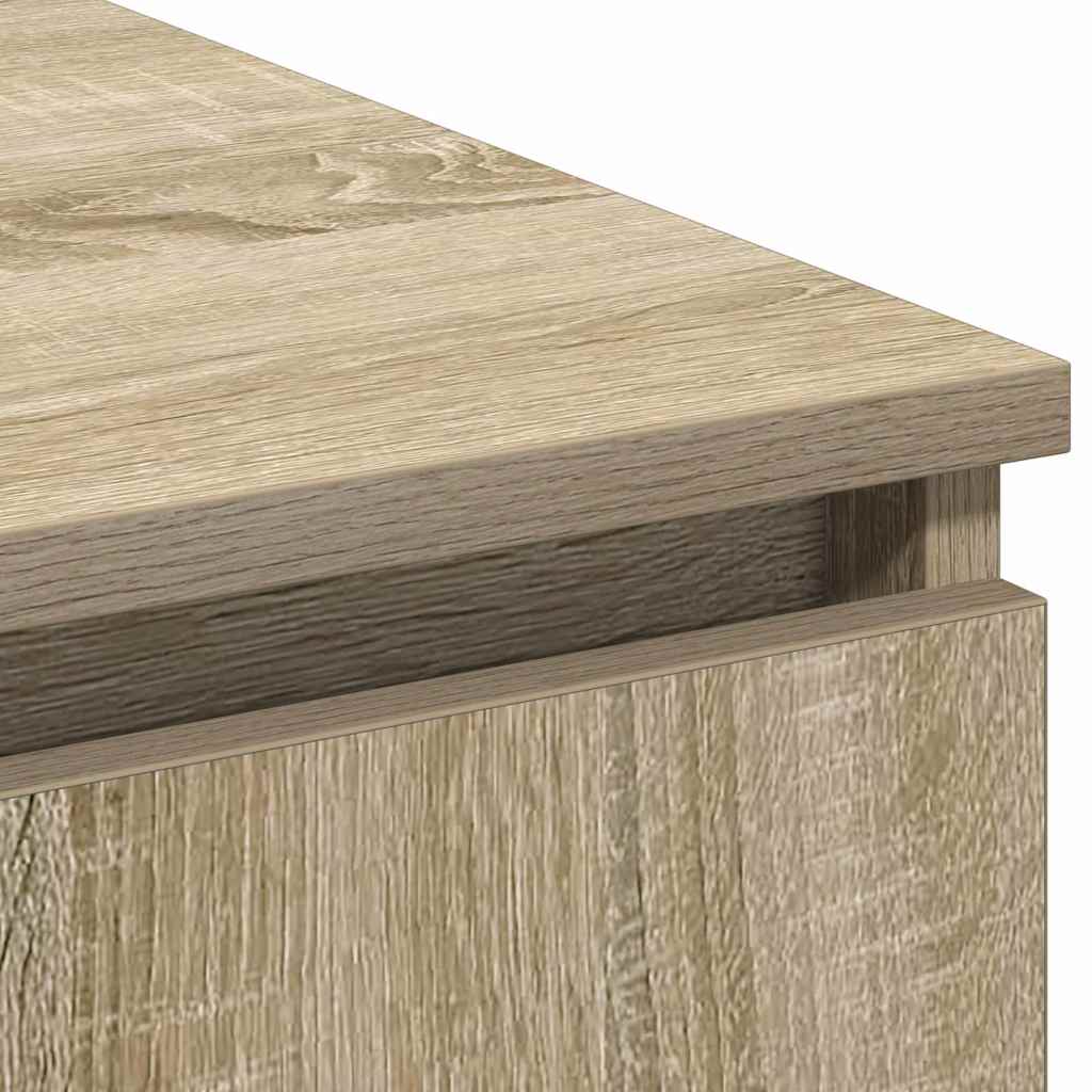 Tv-skab Med Led Sonoma-eg 180 X 38 X 49 Cm Konstrueret Træ - Billede 10