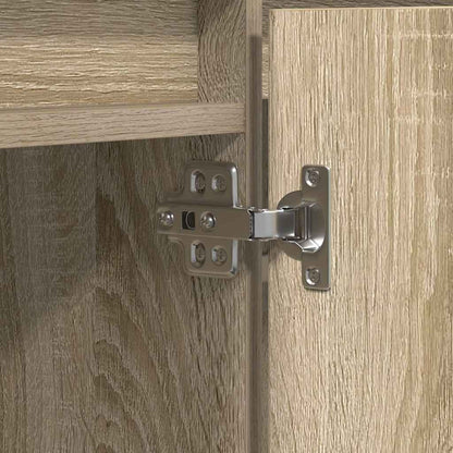 Tv-skab Med Led Sonoma-eg 180 X 38 X 49 Cm Konstrueret Træ - Billede 11