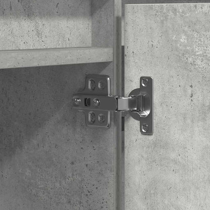 Tv-skab Med Led Betongrå 180 X 38 X 49 Cm Konstrueret Træ - Billede 11