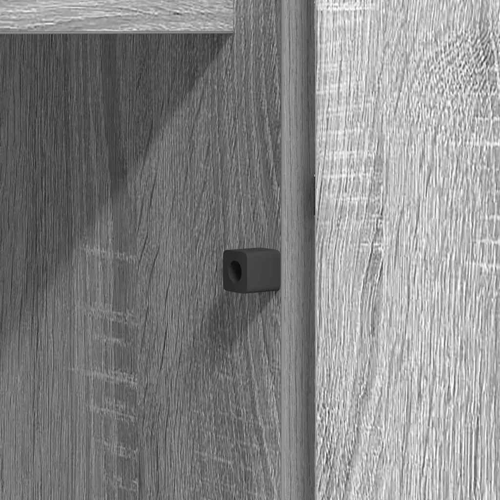 Tv-skab Med Led Grå Sonoma-eg 180 X 38 X 49 Cm Konstrueret Træ - Billede 12