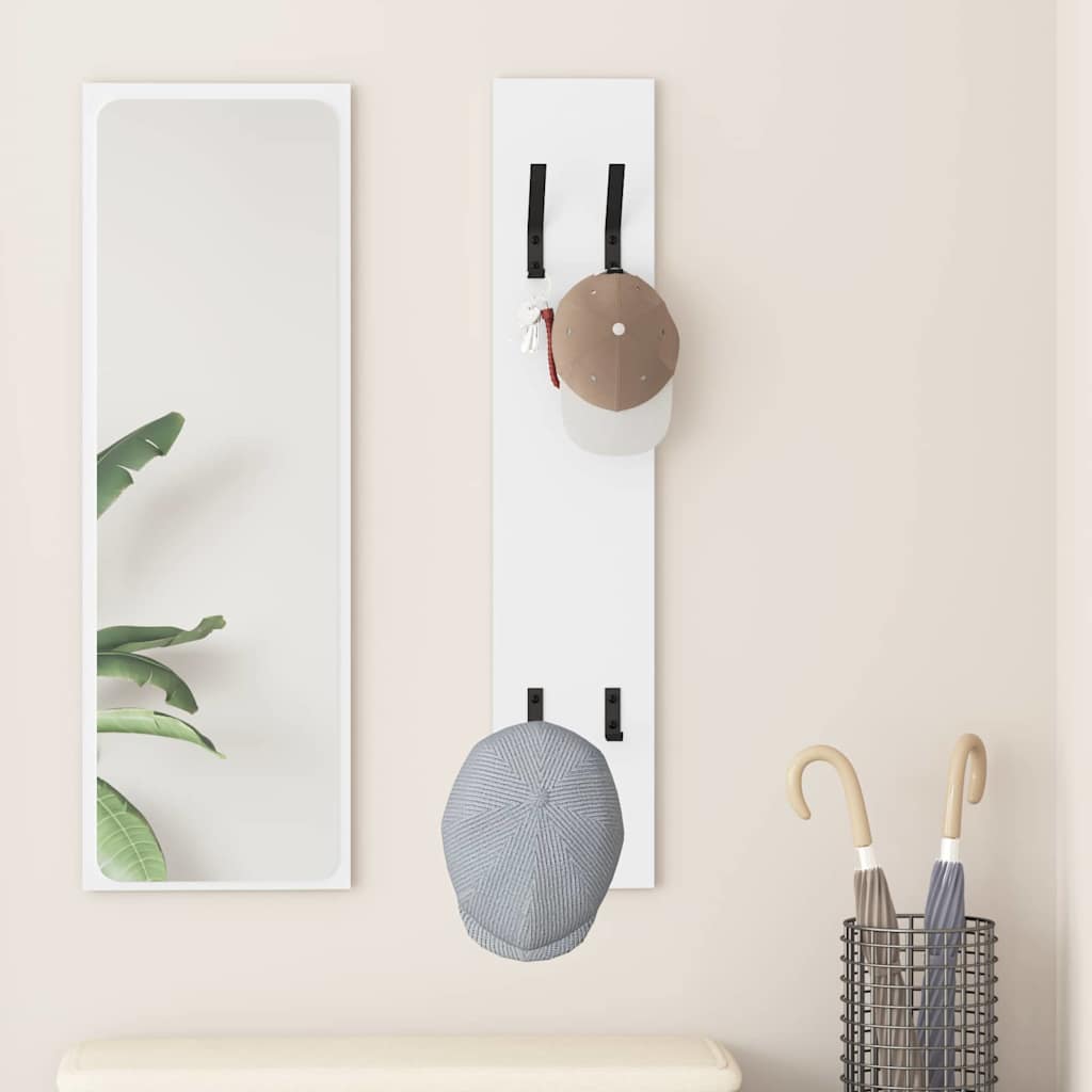 Vægmonteret Jakkeholder 20 X 1,5 X 100 Cm Konstrueret Træ - Hovedbillede