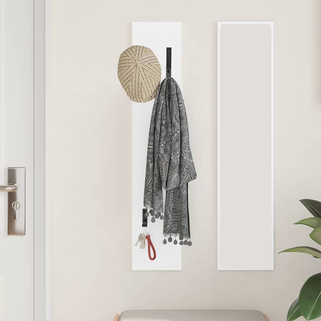 Vægmonteret Jakkeholder 20 X 1,5 X 100 Cm Konstrueret Træ - Billede 4