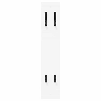 Vægmonteret Jakkeholder 20 X 1,5 X 100 Cm Konstrueret Træ - Billede 5