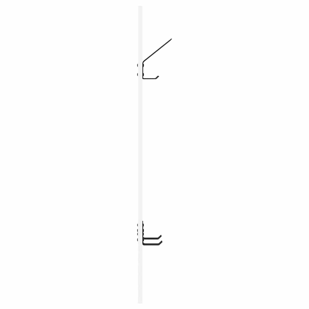 Vægmonteret Jakkeholder 20 X 1,5 X 100 Cm Konstrueret Træ - Billede 6