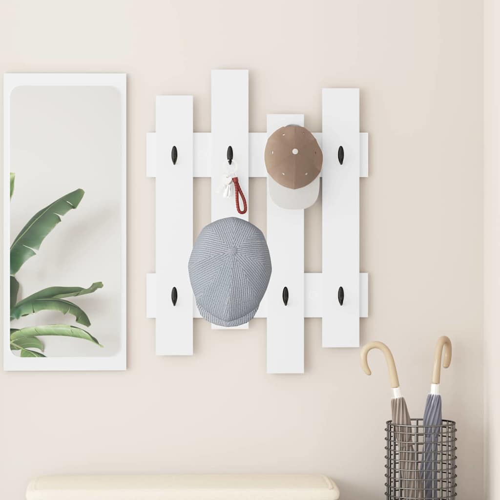 Vægmonteret Jakkeholder 60 X 3 X 82 Cm Konstrueret Træ - Hovedbillede
