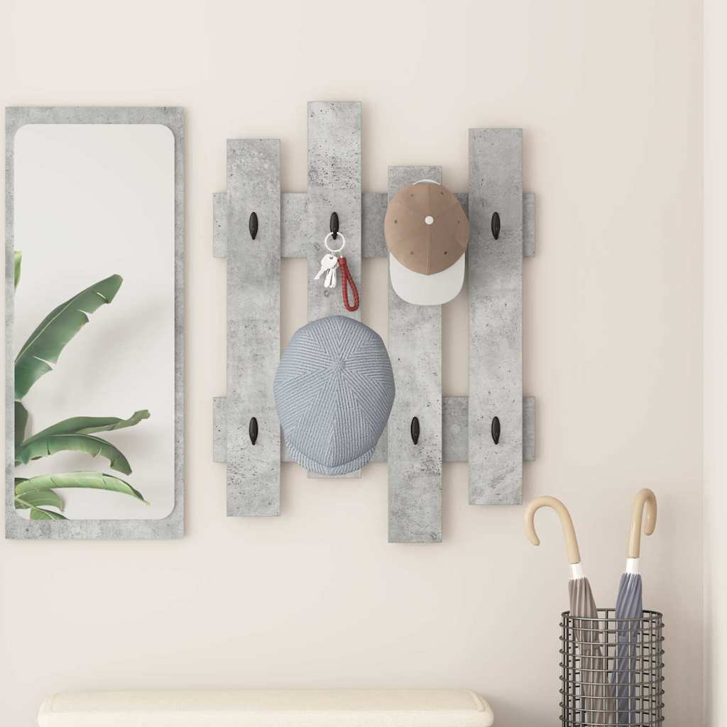Vægmonteret Jakkeholder 60 X 3 X 82 Cm Konstrueret Træ - Variant 874478