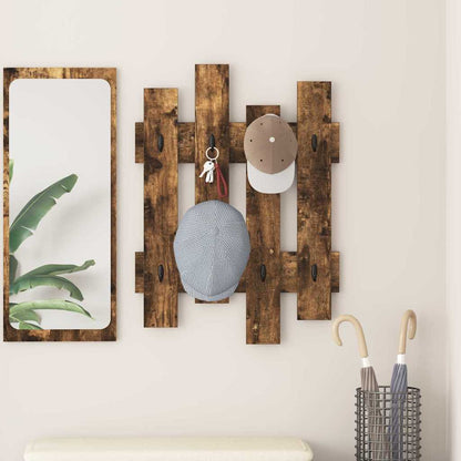 Vægmonteret Jakkeholder 60 X 3 X 82 Cm Konstrueret Træ - Variant 874479