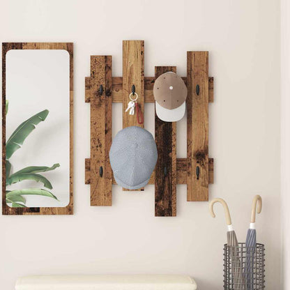 Vægmonteret Jakkeholder 60 X 3 X 82 Cm Konstrueret Træ - Variant 874481