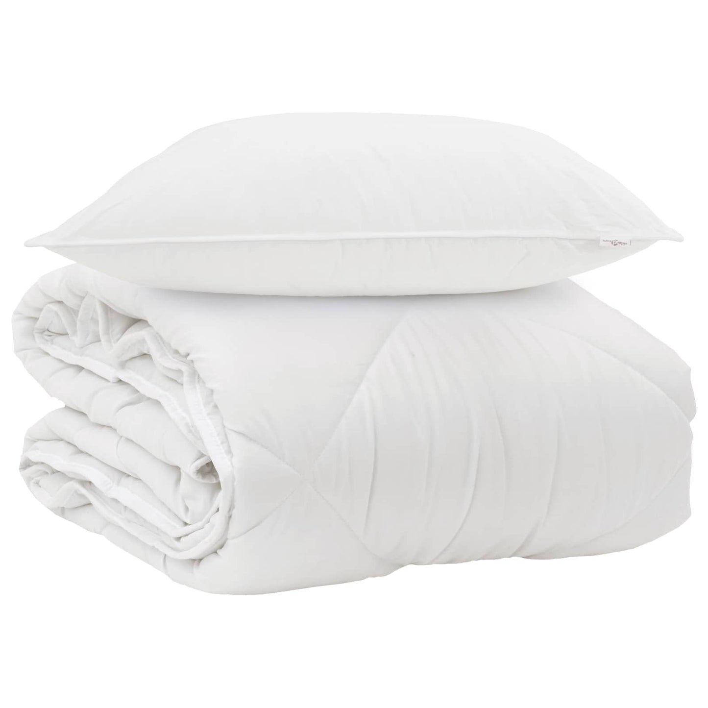 Årsdækkende Dyne Med Pude 2 Dele Microfiber - Billede 2