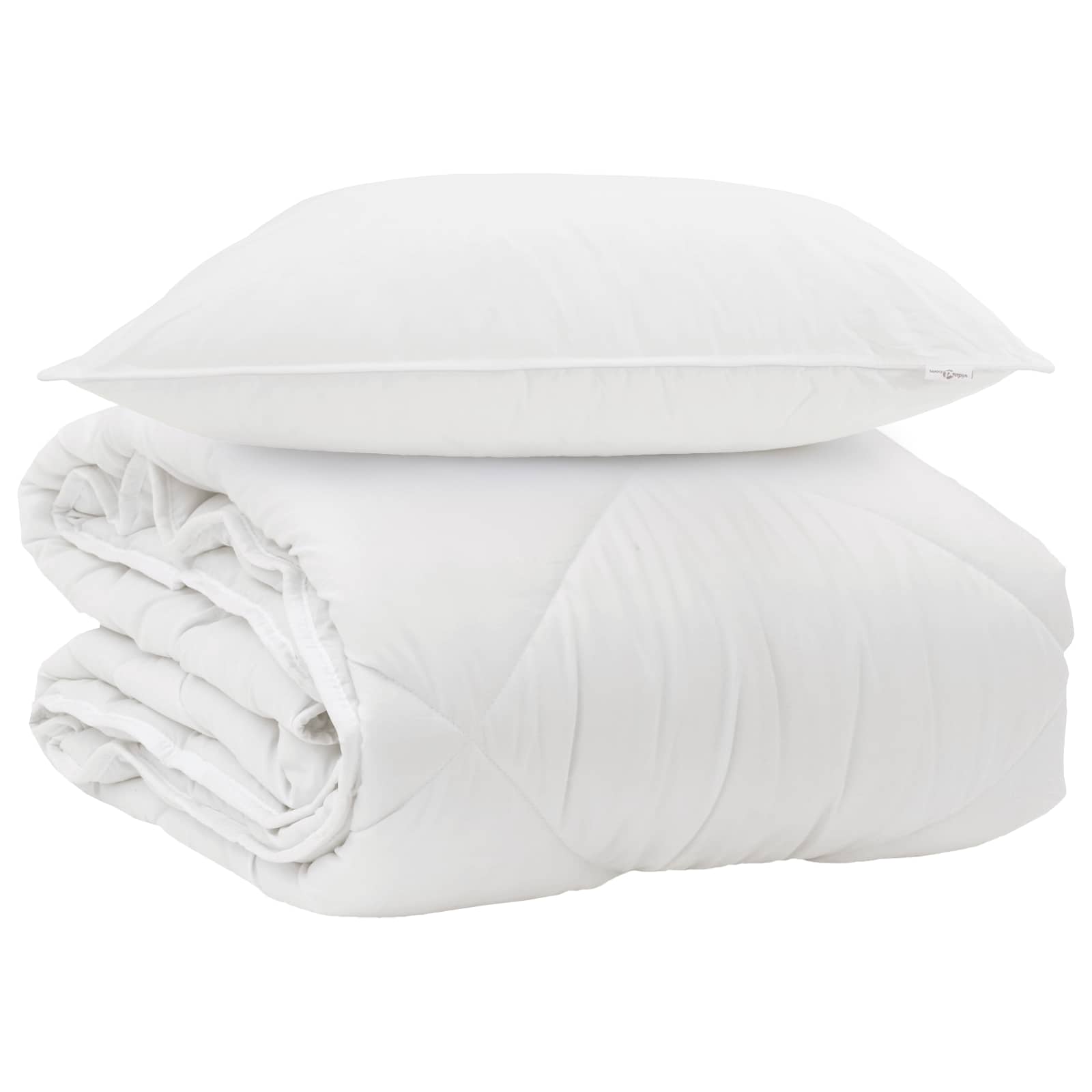 Årsdækkende Dyne Med Pude 2 Dele Microfiber - Billede 2