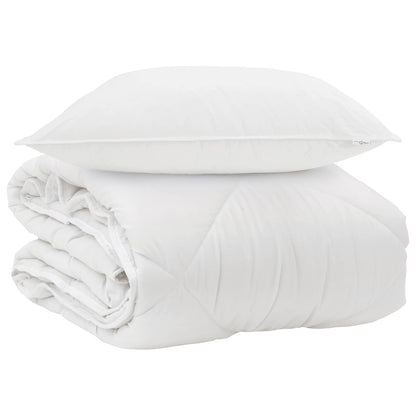 Årsdækkende Dyne Med Pude 2 Dele Microfiber - Billede 2