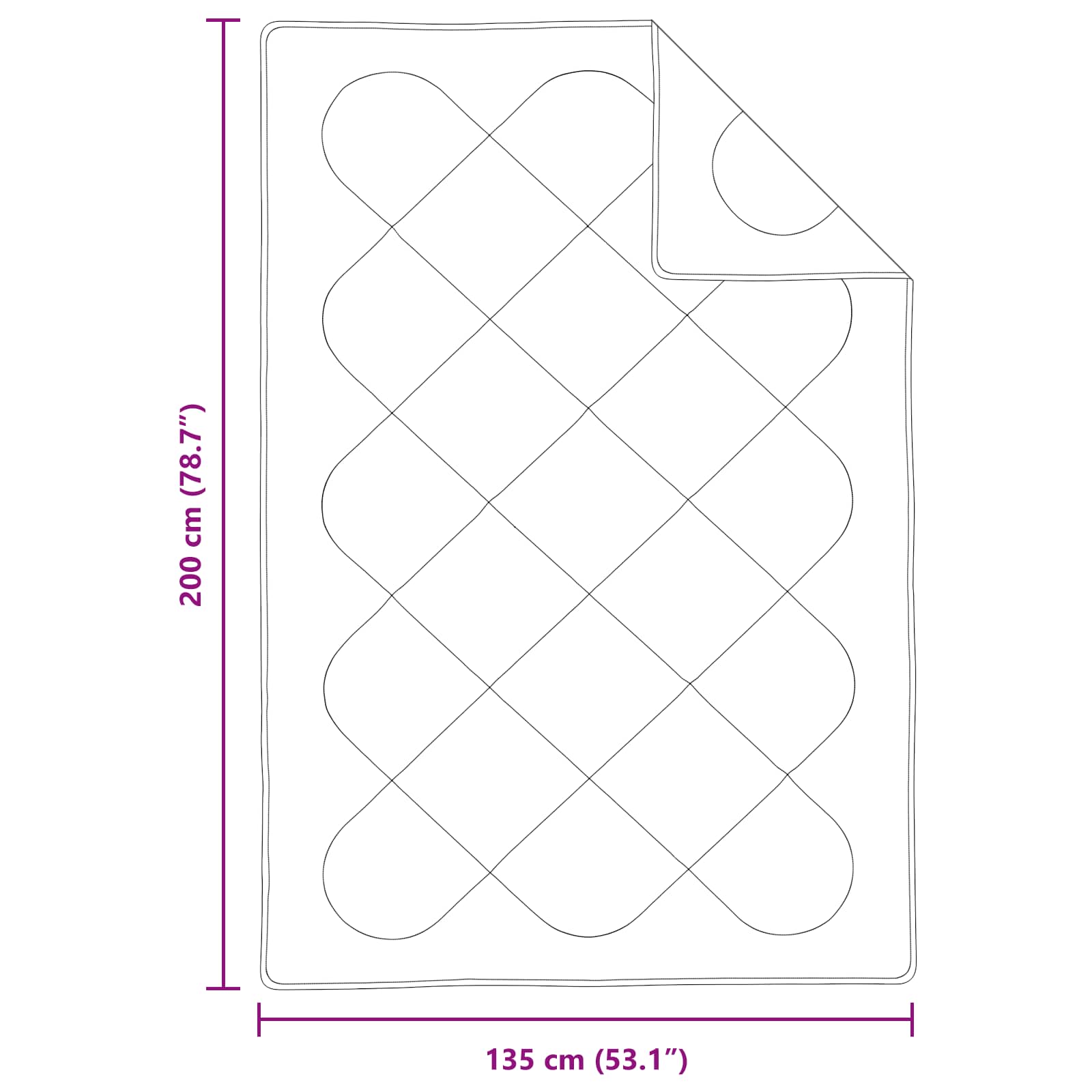 Årsdækkende Dyne Med Pude 2 Dele Microfiber - Billede 8