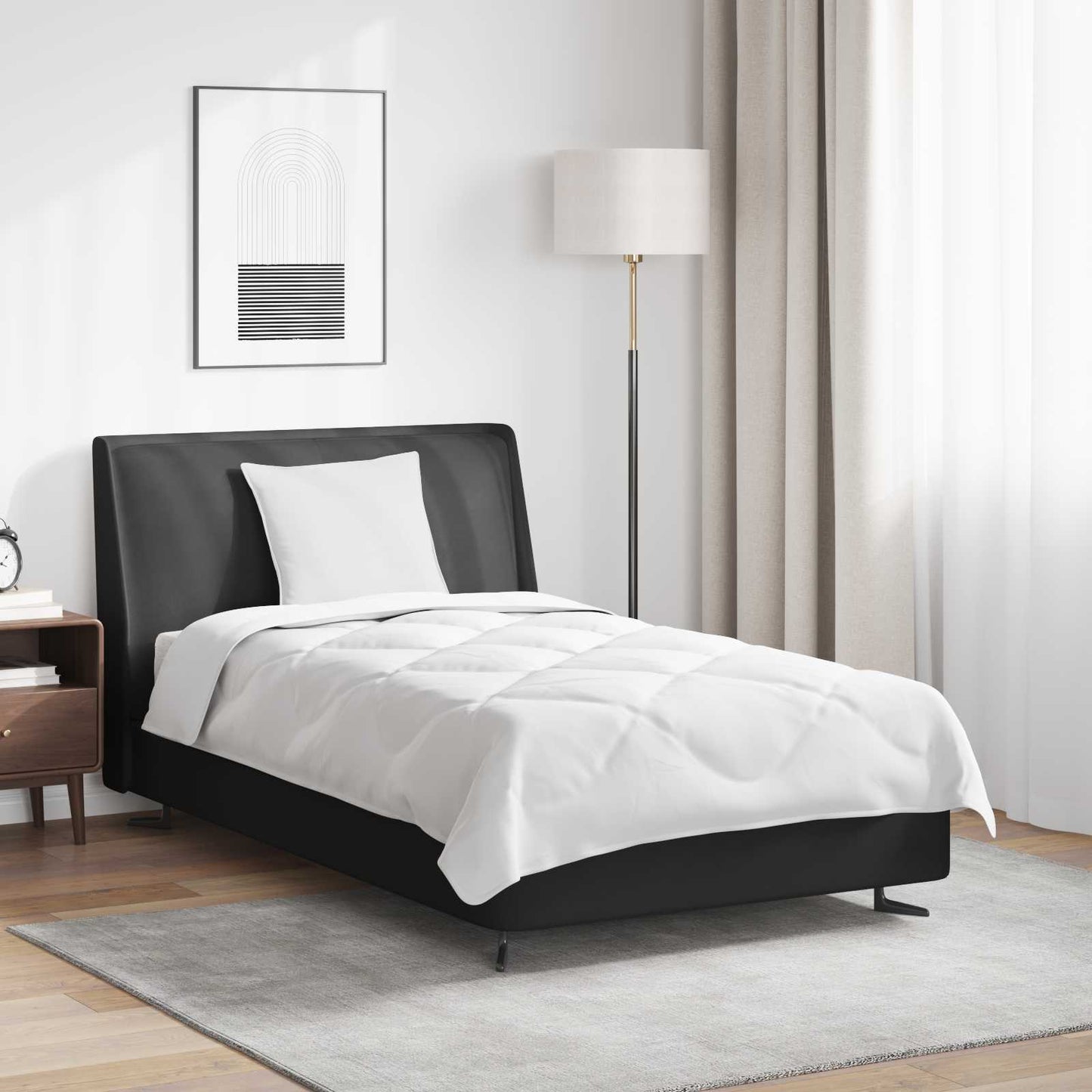 Årsdækkende Dyne Med Pude 2 Dele Microfiber