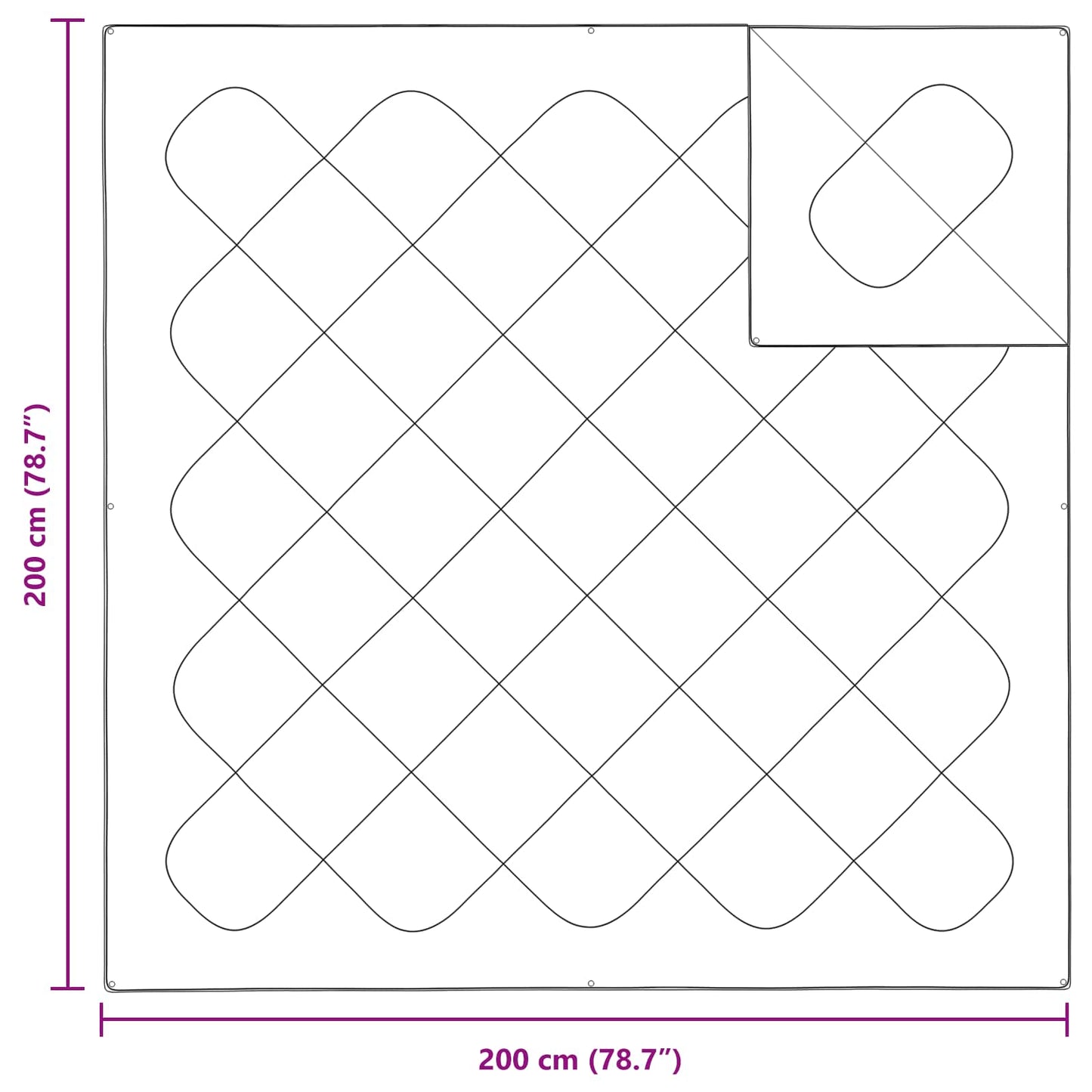 Dyne Med Pude 3 Dele Mikrofiber - Billede 8