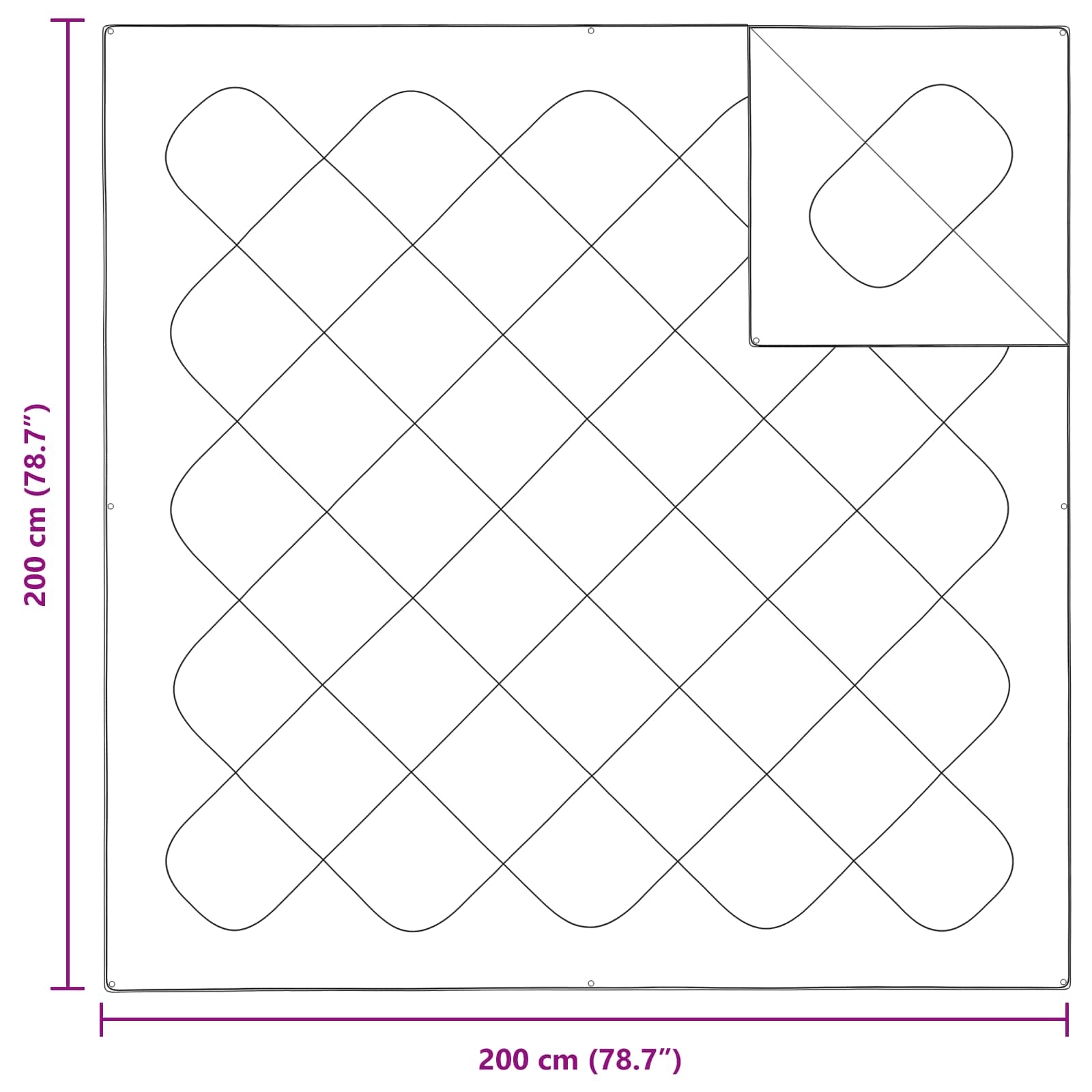 Dyne Med Pude 3 Dele Mikrofiber - Billede 8