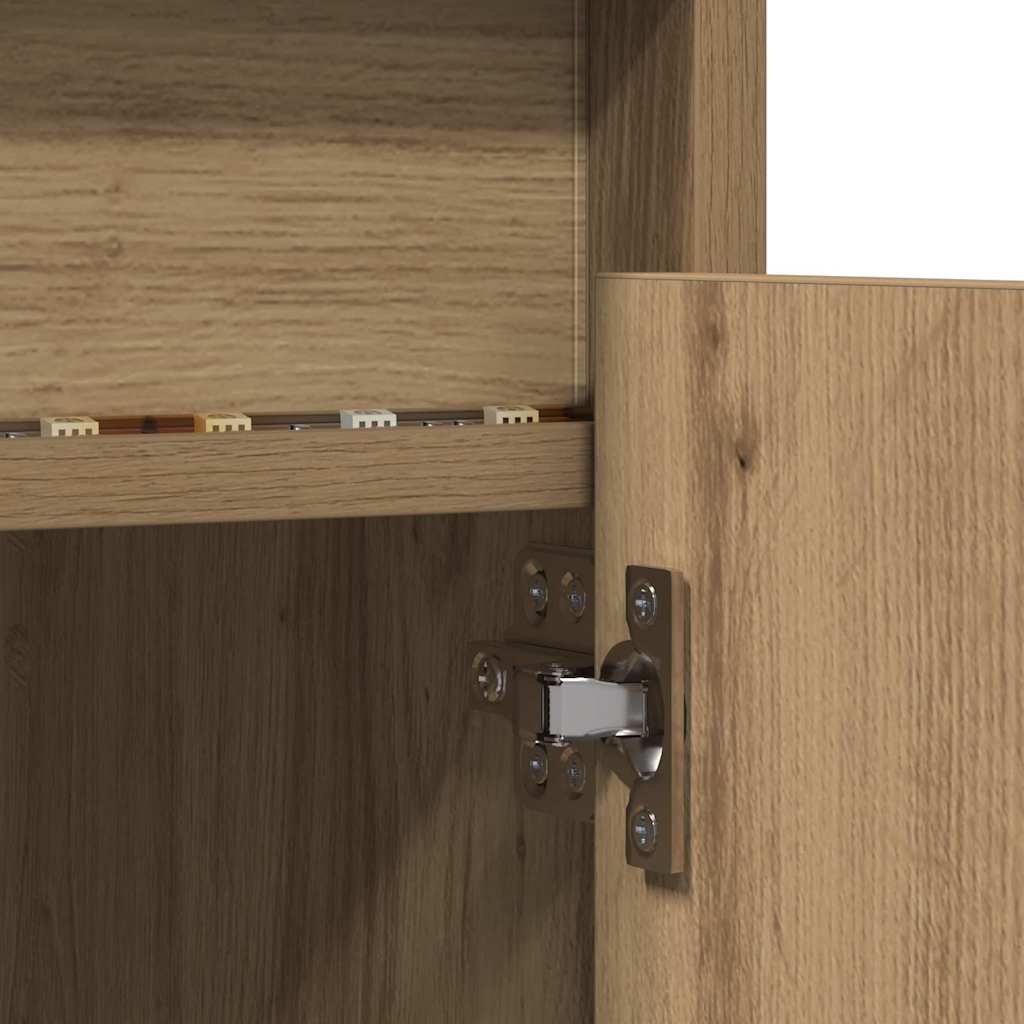 Tv-skab Brun 182 X 34 X 50 Cm Konstrueret Træ - Billede 10