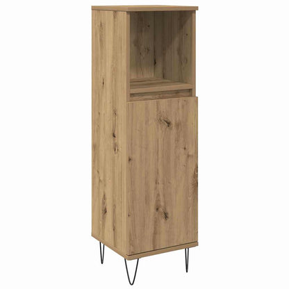 Badeværelsesmøbel Sæt 3 Pcs Artisan Egetræ 30 X 30 X 180 Cm - Billede 3