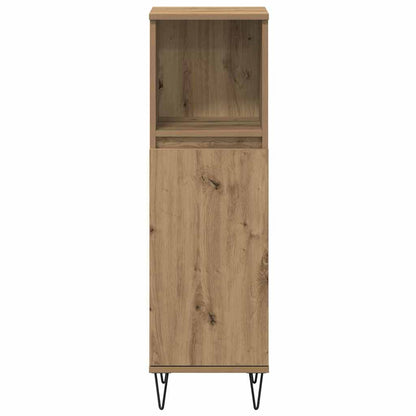 Badeværelsesmøbel Sæt 3 Pcs Artisan Egetræ 30 X 30 X 180 Cm - Billede 6