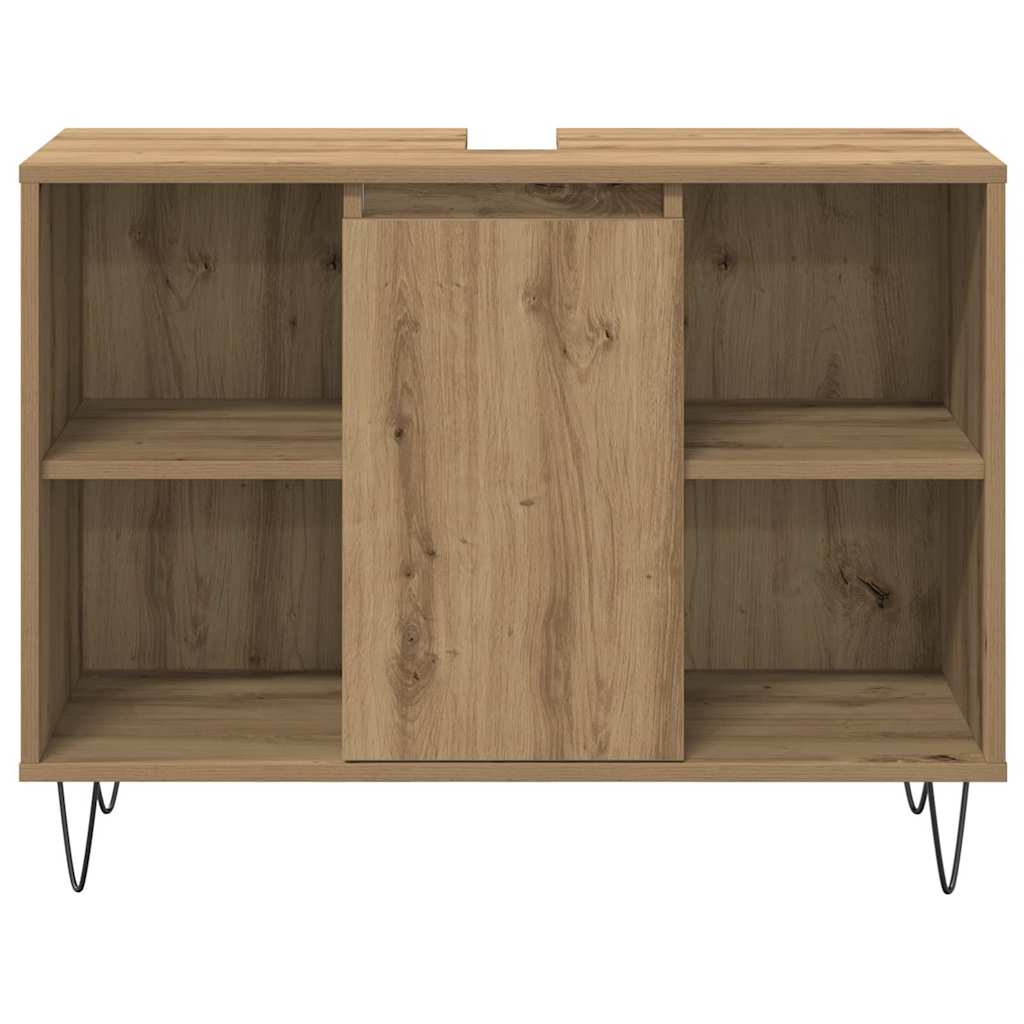 Badeværelsesmøbel Sæt 3 Pcs Artisan Egetræ 30 X 30 X 180 Cm - Billede 7