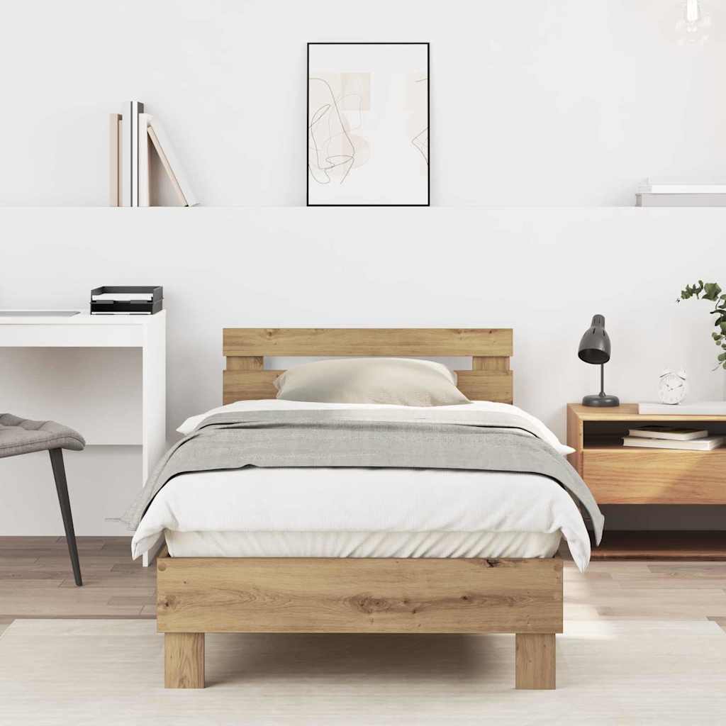 Sengestel Artisan Egetræ 90 200 Cm Konstrueret Træ - Hovedbillede