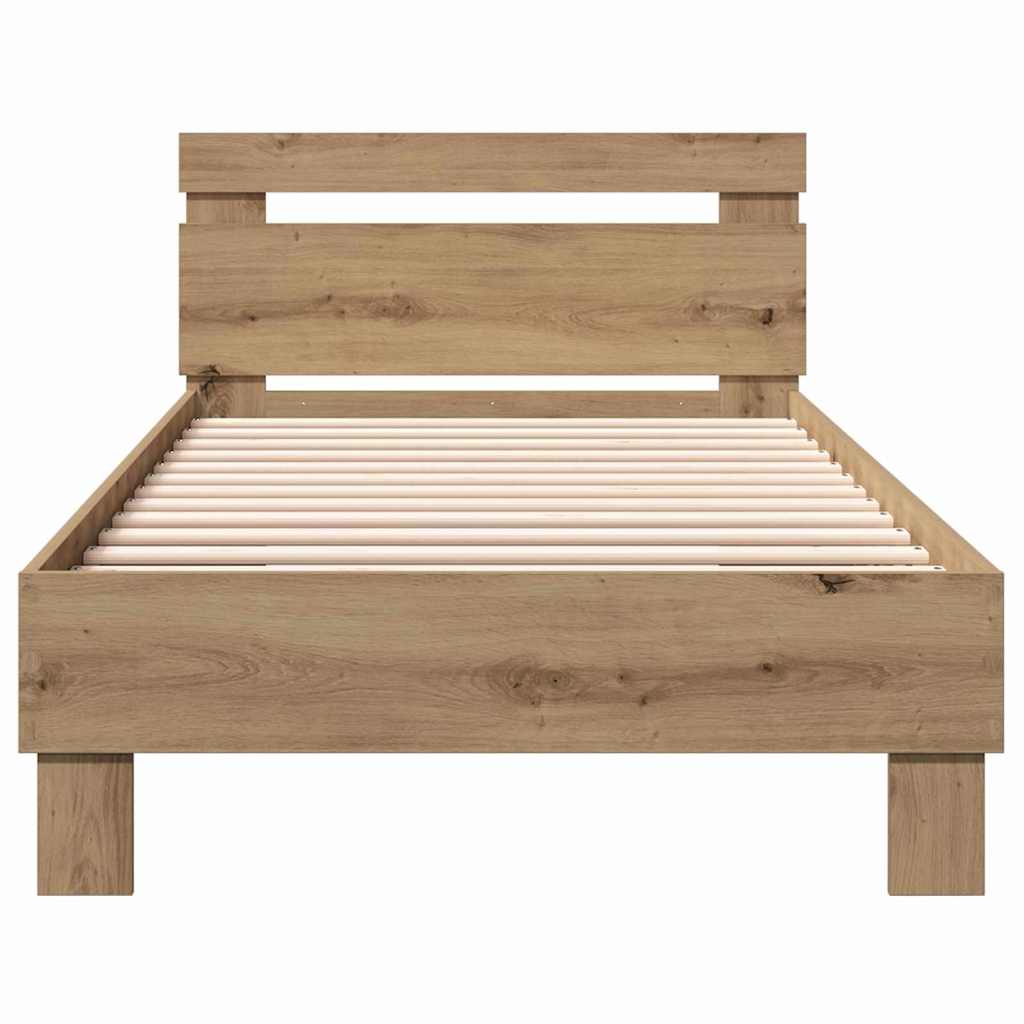 Sengestel Artisan Egetræ 90 200 Cm Konstrueret Træ - Billede 6
