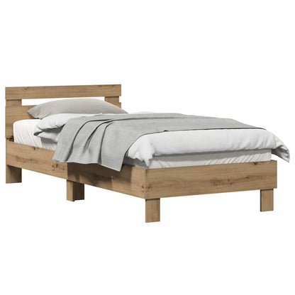 Sengestel Artisan Egetræ 90 200 Cm Konstrueret Træ - Billede 3