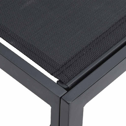 Havesofa Sæt Med Pude 11 Dele Aluminium - Billede 6