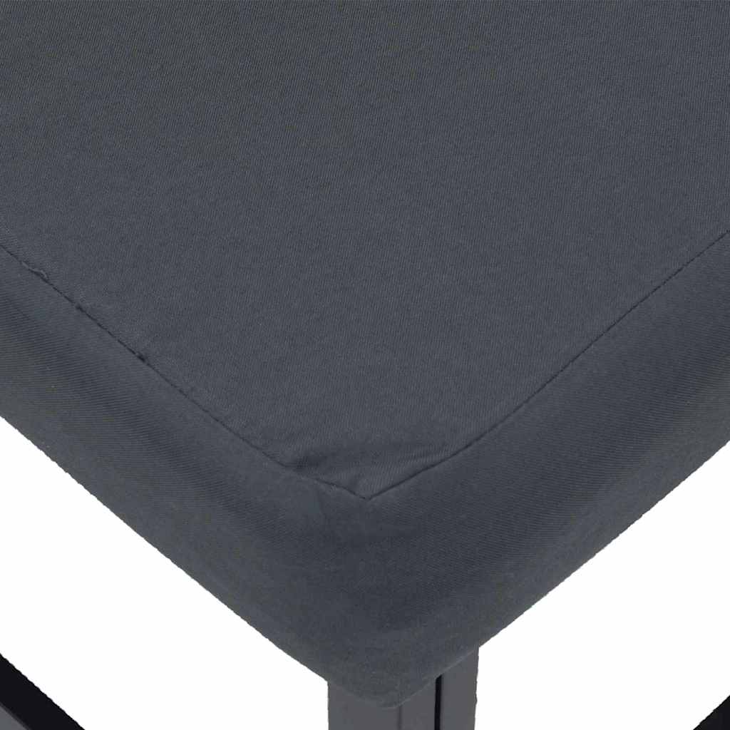 Havesofa Sæt Med Pude 11 Dele Aluminium - Billede 7