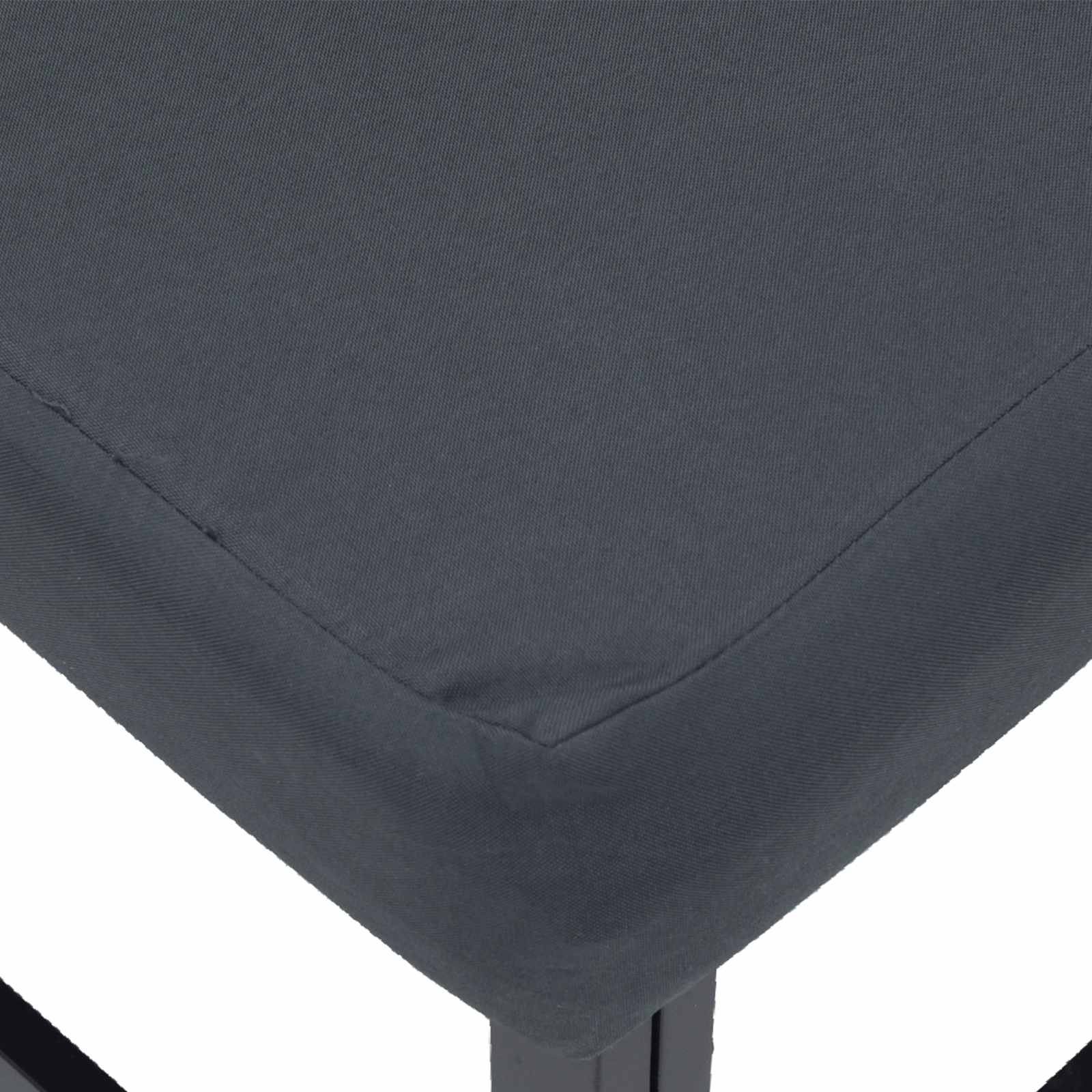 Havesofa Sæt Med Pude 7 Dele Aluminium - Billede 10
