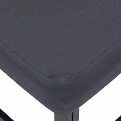 Havesofa Sæt Med Pude 7 Dele Aluminium - Billede 10
