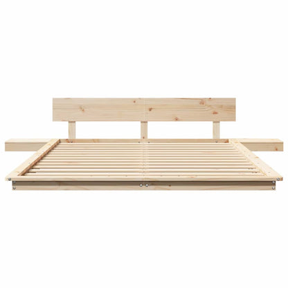 Sengestel Brun 160 200 Cm Træ - Billede 5