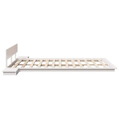 Sengestel Hvid 160 200 Cm Træ - Billede 6