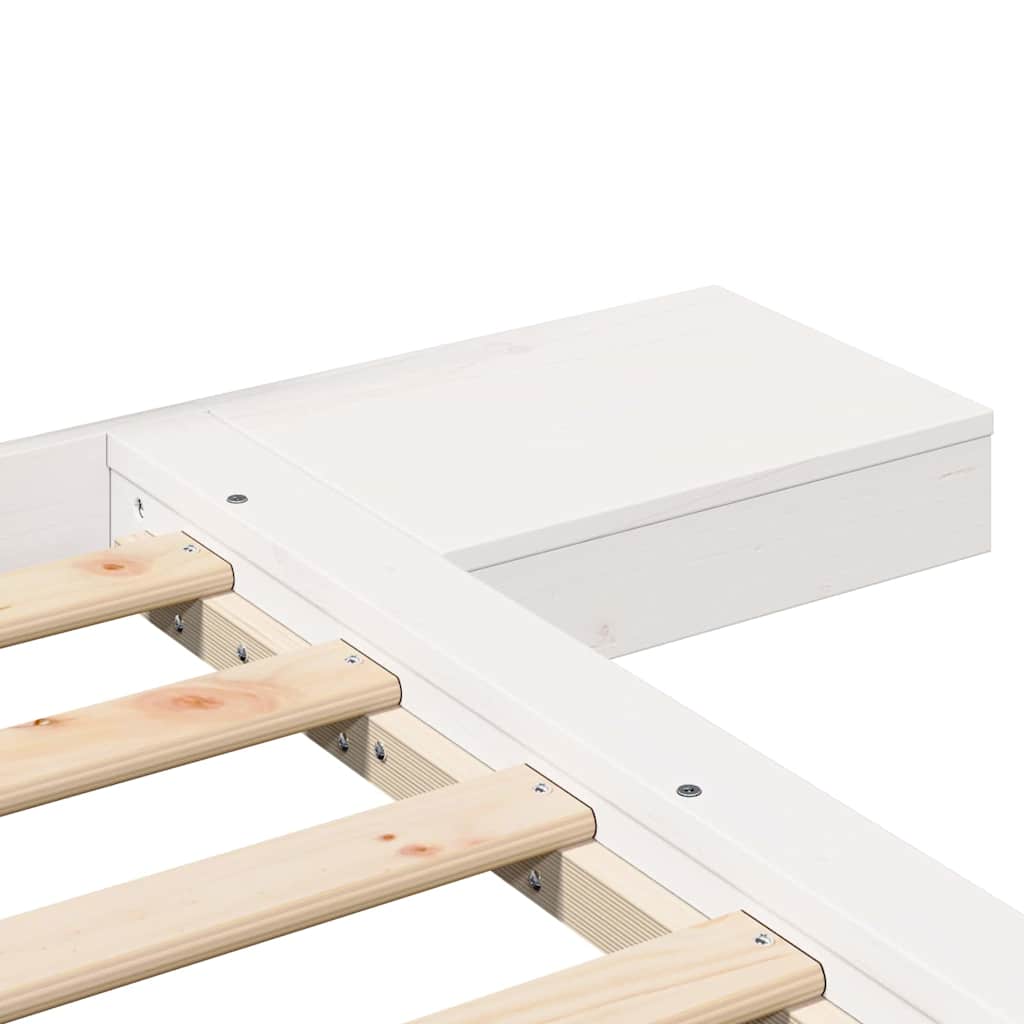Sengestel Brun 140 190 Cm Træ - Billede 8