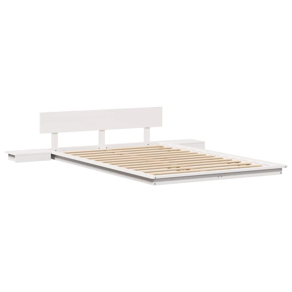 Sengestel Brun 140 190 Cm Træ - Billede 2