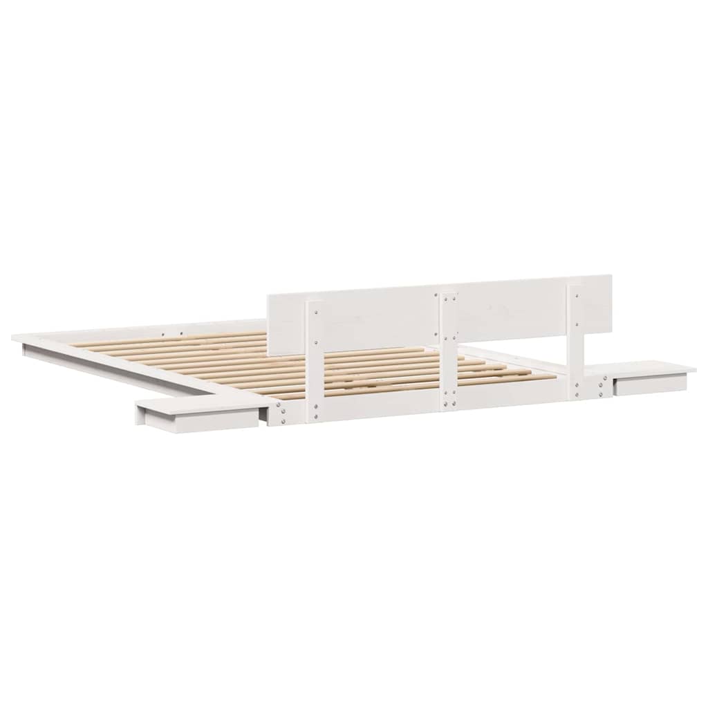 Sengestel Brun 140 190 Cm Træ - Billede 7