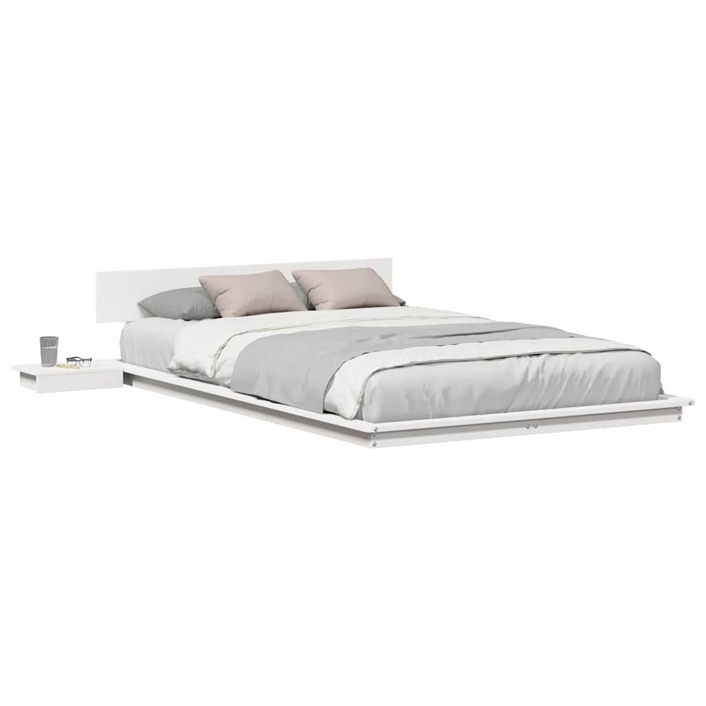 Sengestel Brun 140 190 Cm Træ - Billede 3