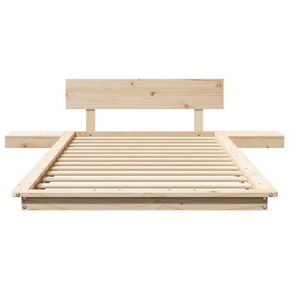 Sengestel Brun 90 190 Cm Træ - Billede 5