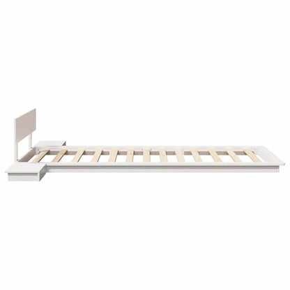 Sengestel Hvid 90 190 Cm Træ - Billede 6