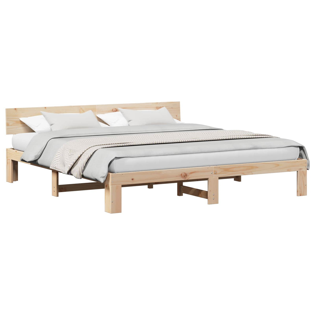 Sengestel Massiv Fyrretræ - Variant 872641