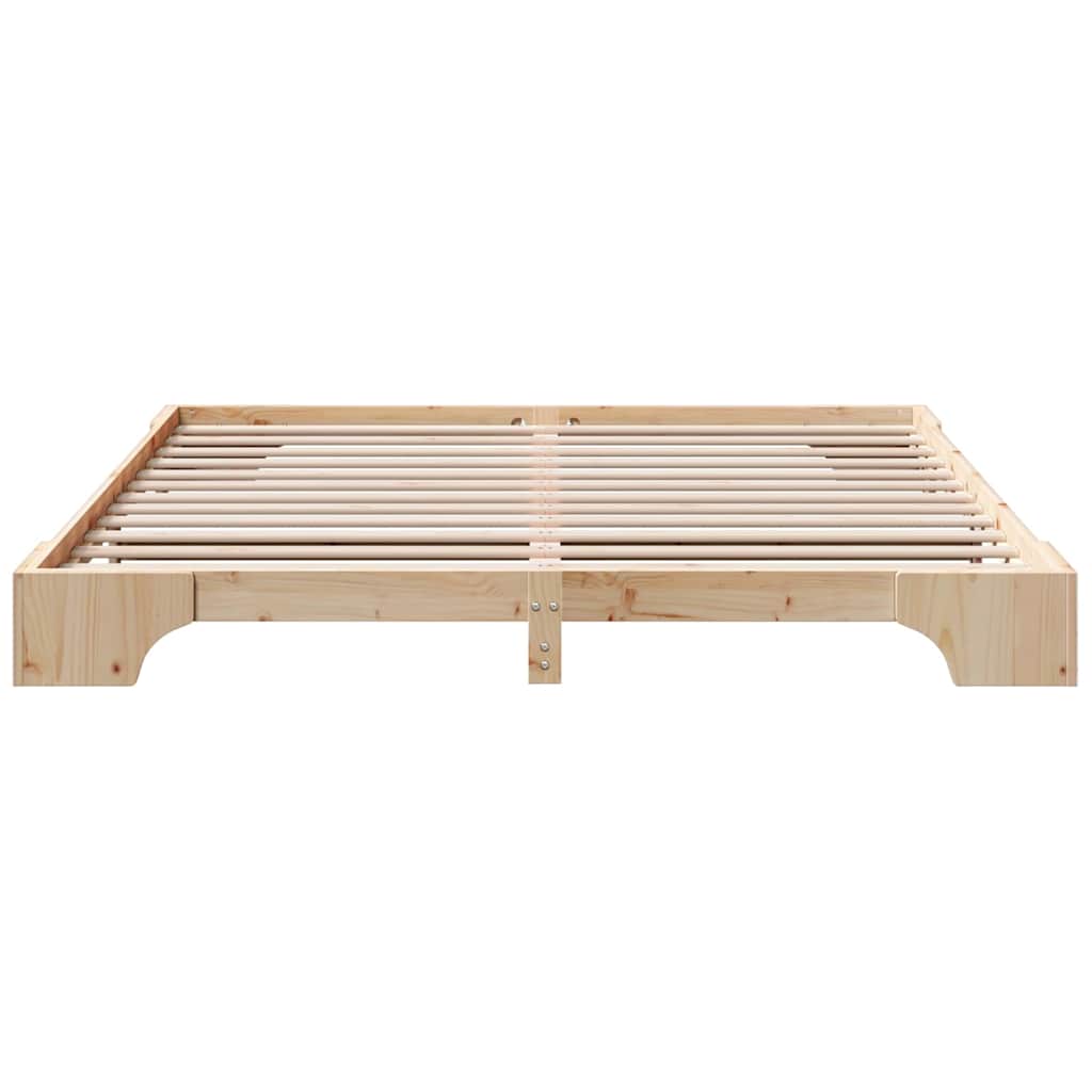 Sengestel Massiv Fyrretræ 207 187 17 Cm Massivt Fyrretræ - Billede 6